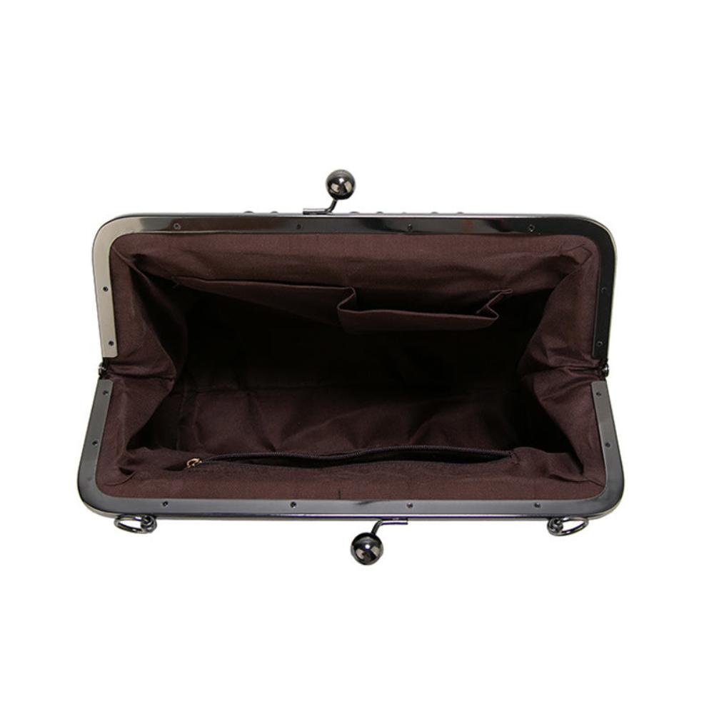 Mila | Zeitlose Vintage Tasche mit elegantem Riegelverschluss