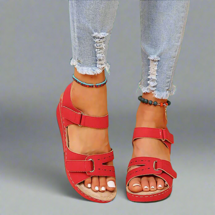 Gudula – Elegante Orthopädische Sandalen Damen Weiches Material