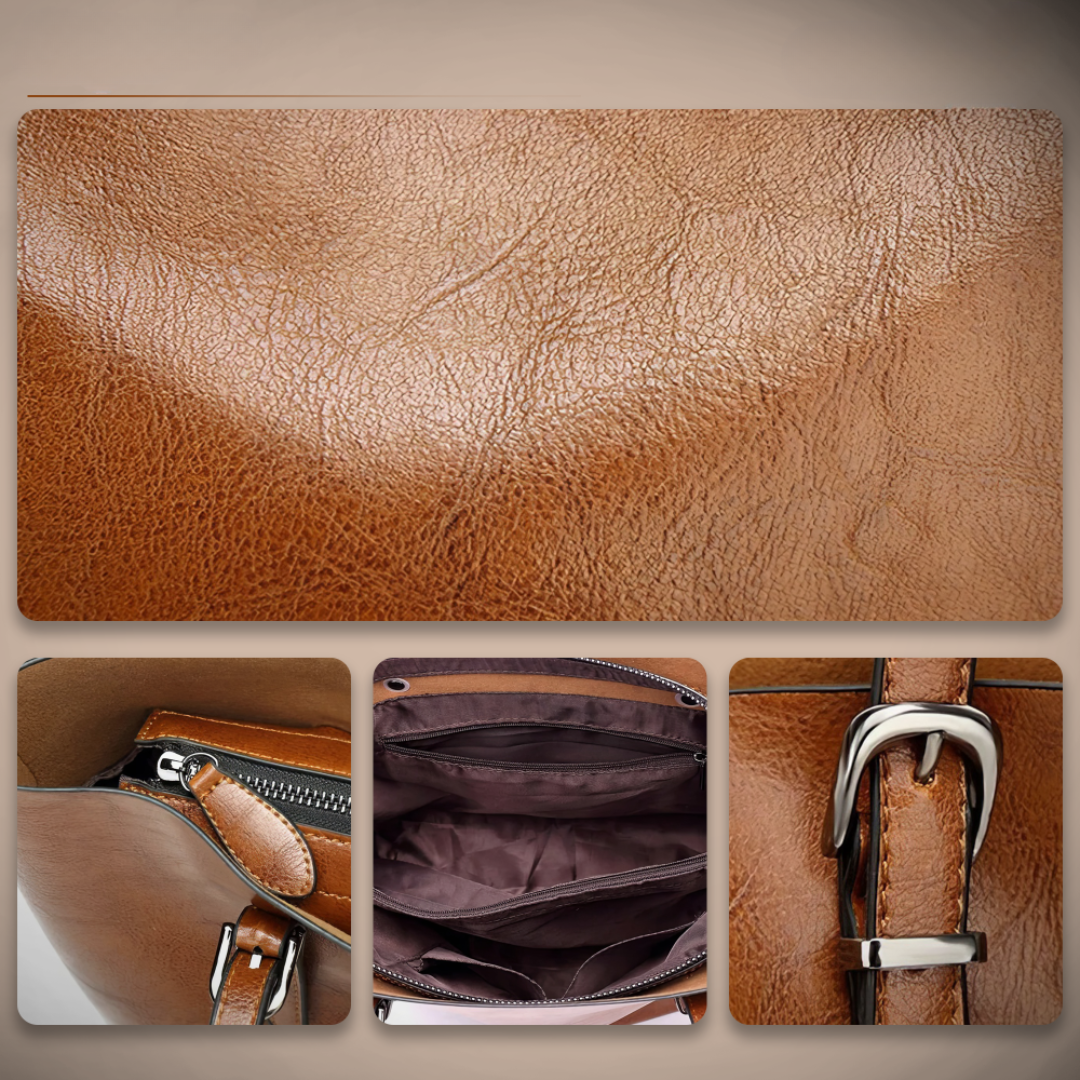 Nicole | Zeitlose Vintage Schultertasche