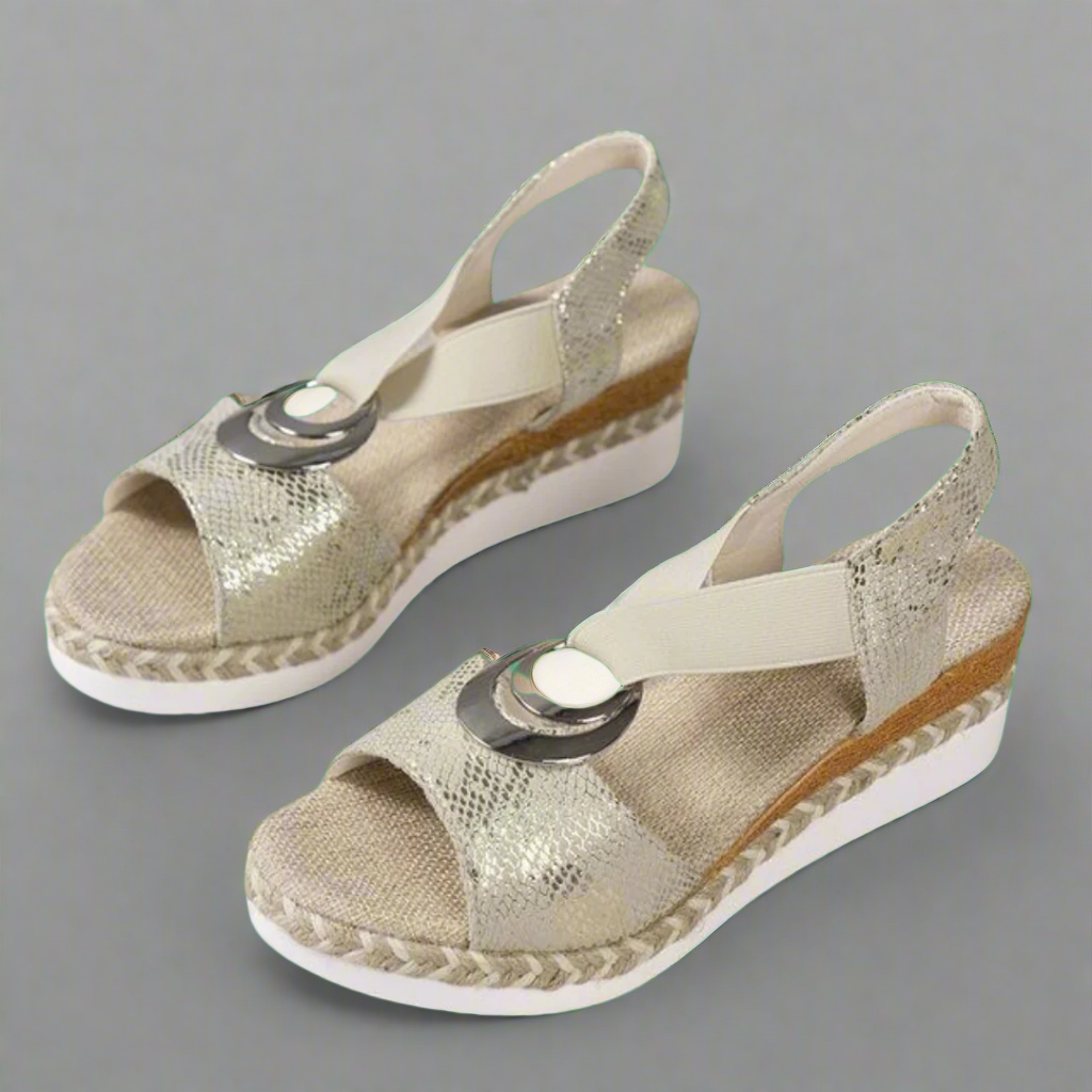 Klarisse | Premium-Orthopädische Sandale in Mondform für perfekten Komfort