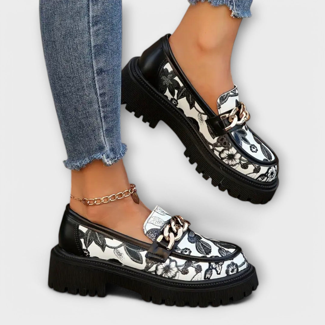 Sandra - Elegante Retro-Mokassins