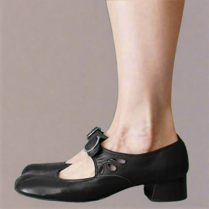 Denisa – Orthopädische Ledersandale Damen mit Bequemer Plattform