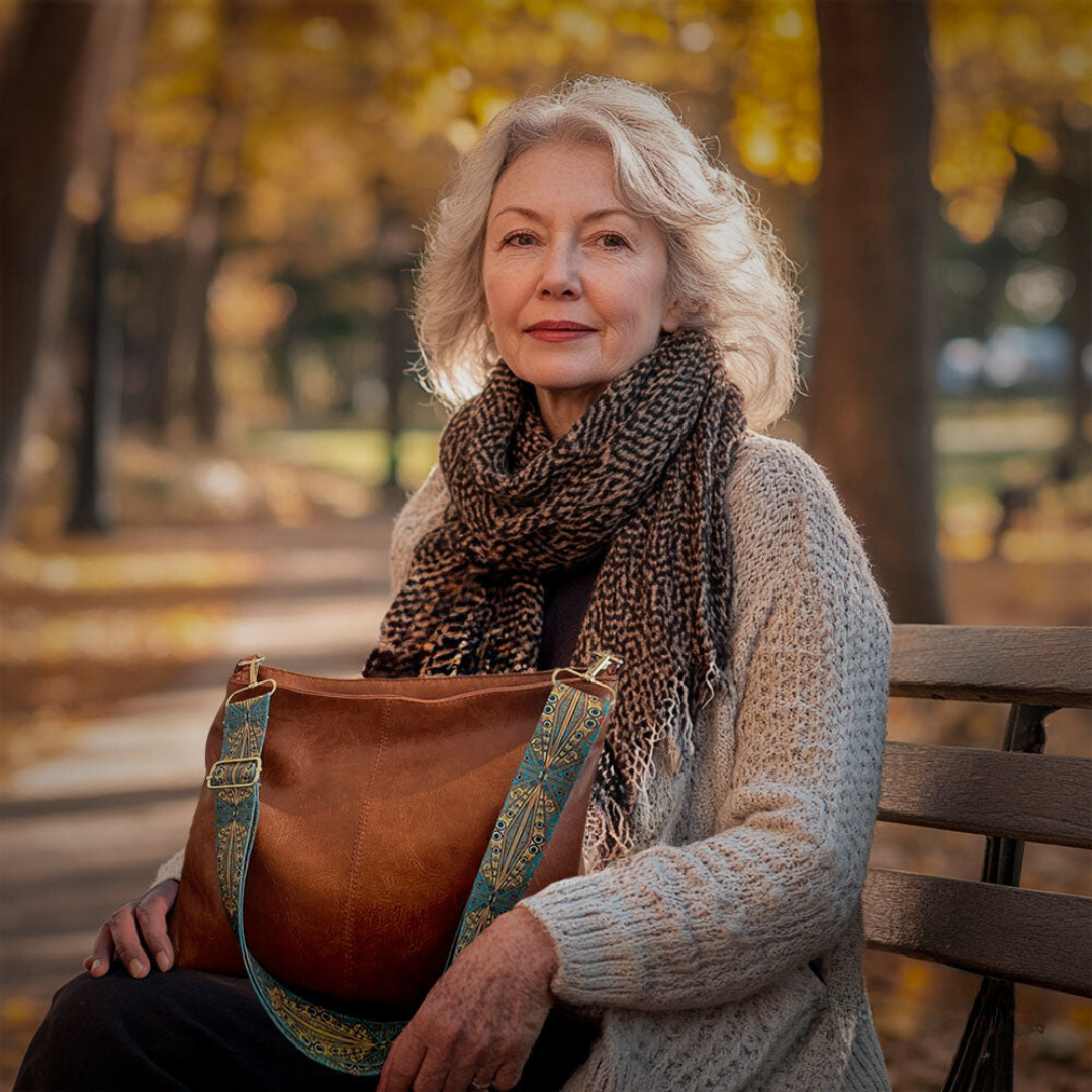 Freya | Zeitlose Vintage Schultertasche