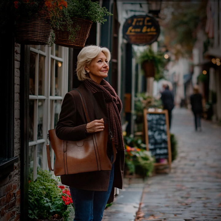 Nicole | Zeitlose Vintage Schultertasche