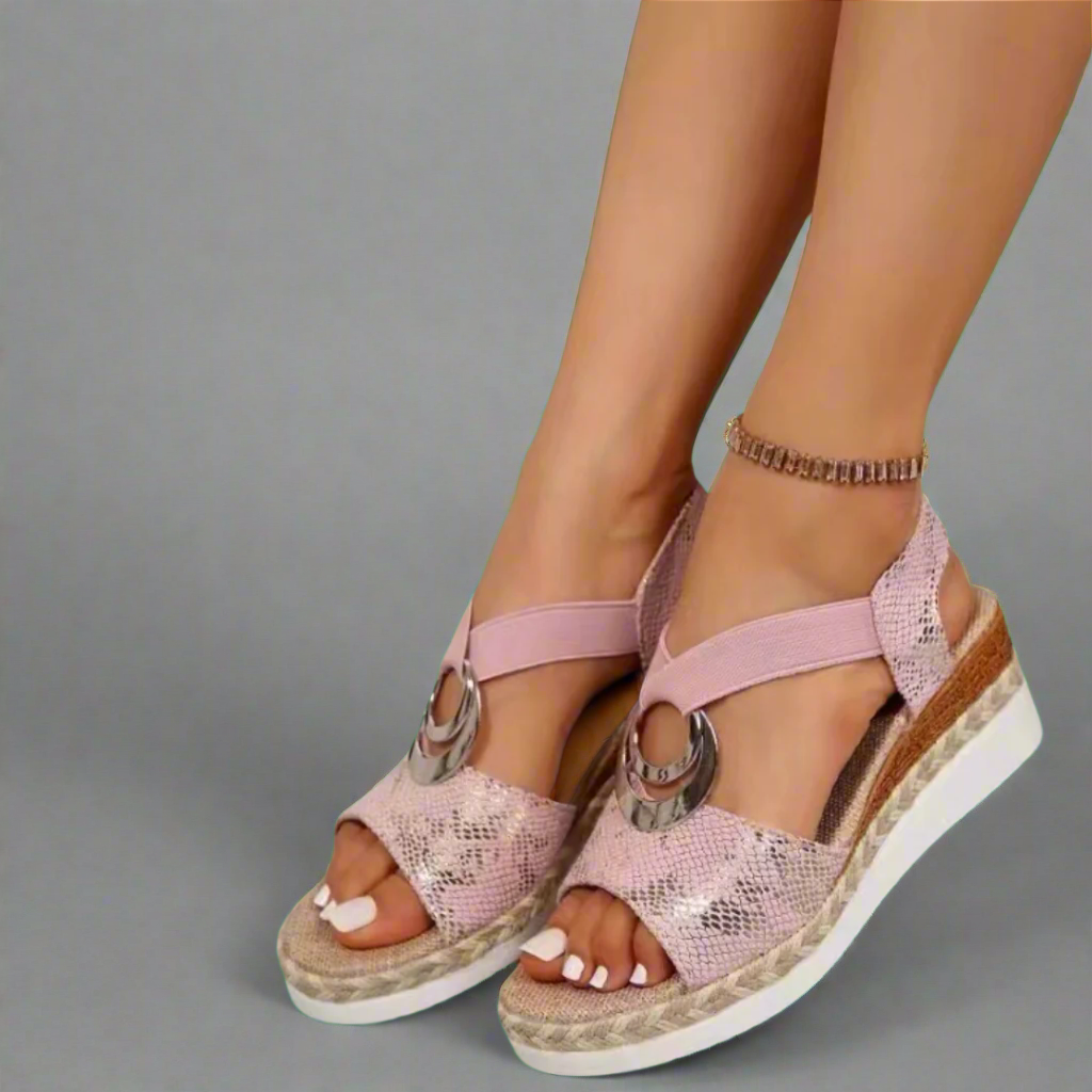 Klarisse | Premium-Orthopädische Sandale in Mondform für perfekten Komfort