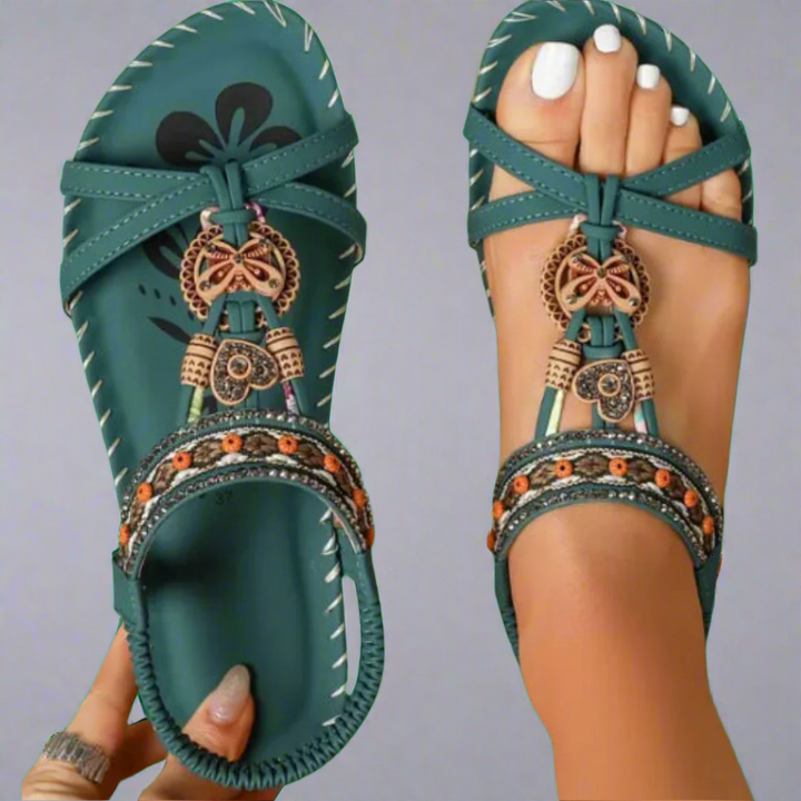 Corinna – Handgemachte Damensandalen Hochwertig Bequem