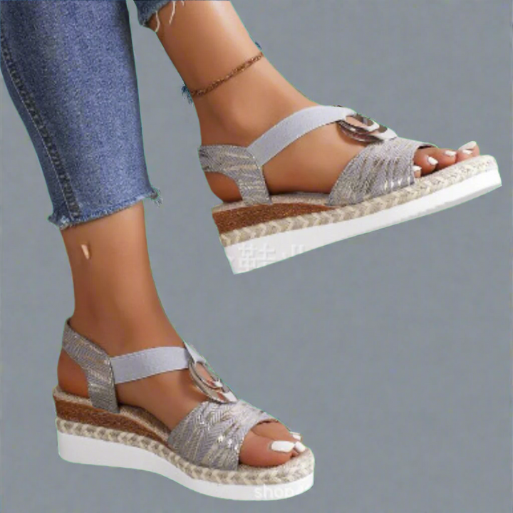 Klarisse | Premium-Orthopädische Sandale in Mondform für perfekten Komfort