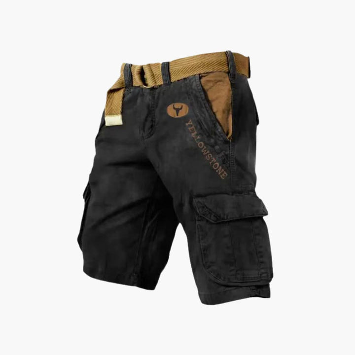 Anton – Herren Cargo-Shorts 6 Taschen Lässig Robust