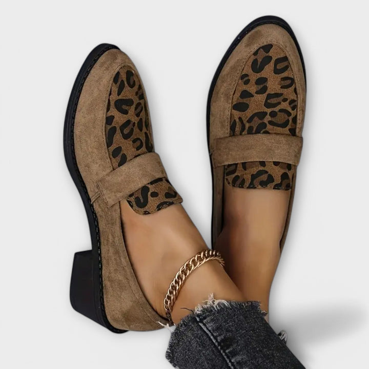 Karla – Elegante Damenschuhe mit Leopardenmuster