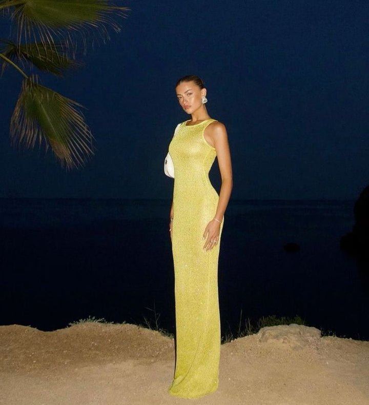 Elsie | Ärmelloses Maxikleid