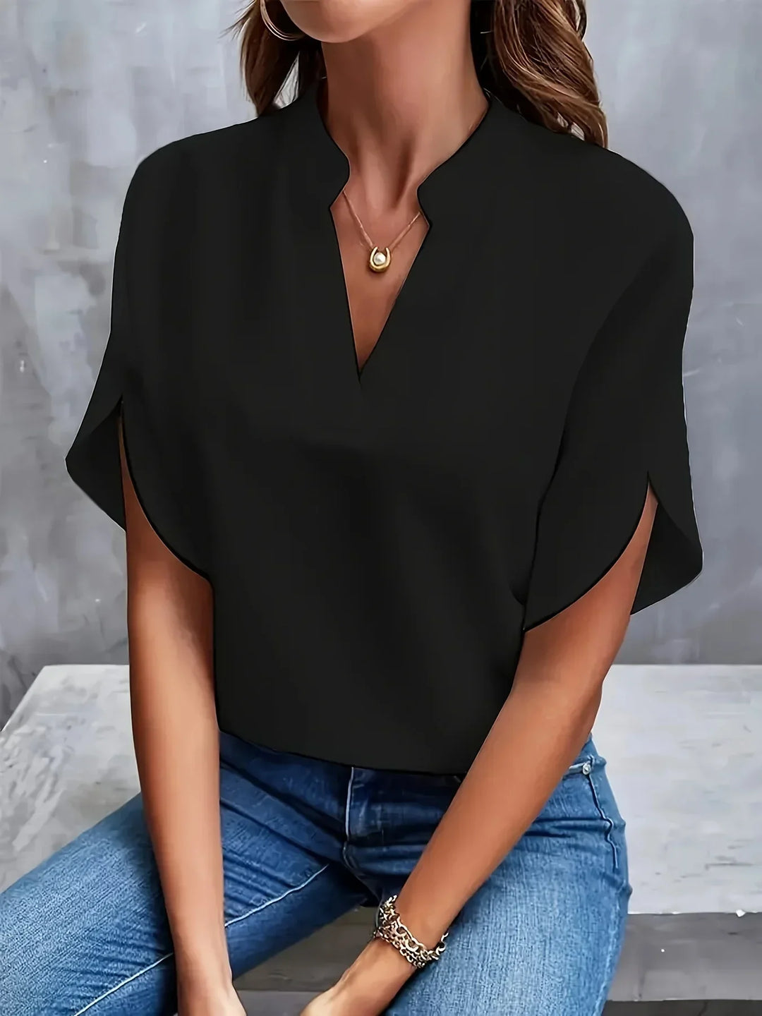 Thalia | Elegante Bluse mit raffiniertem Schnitt