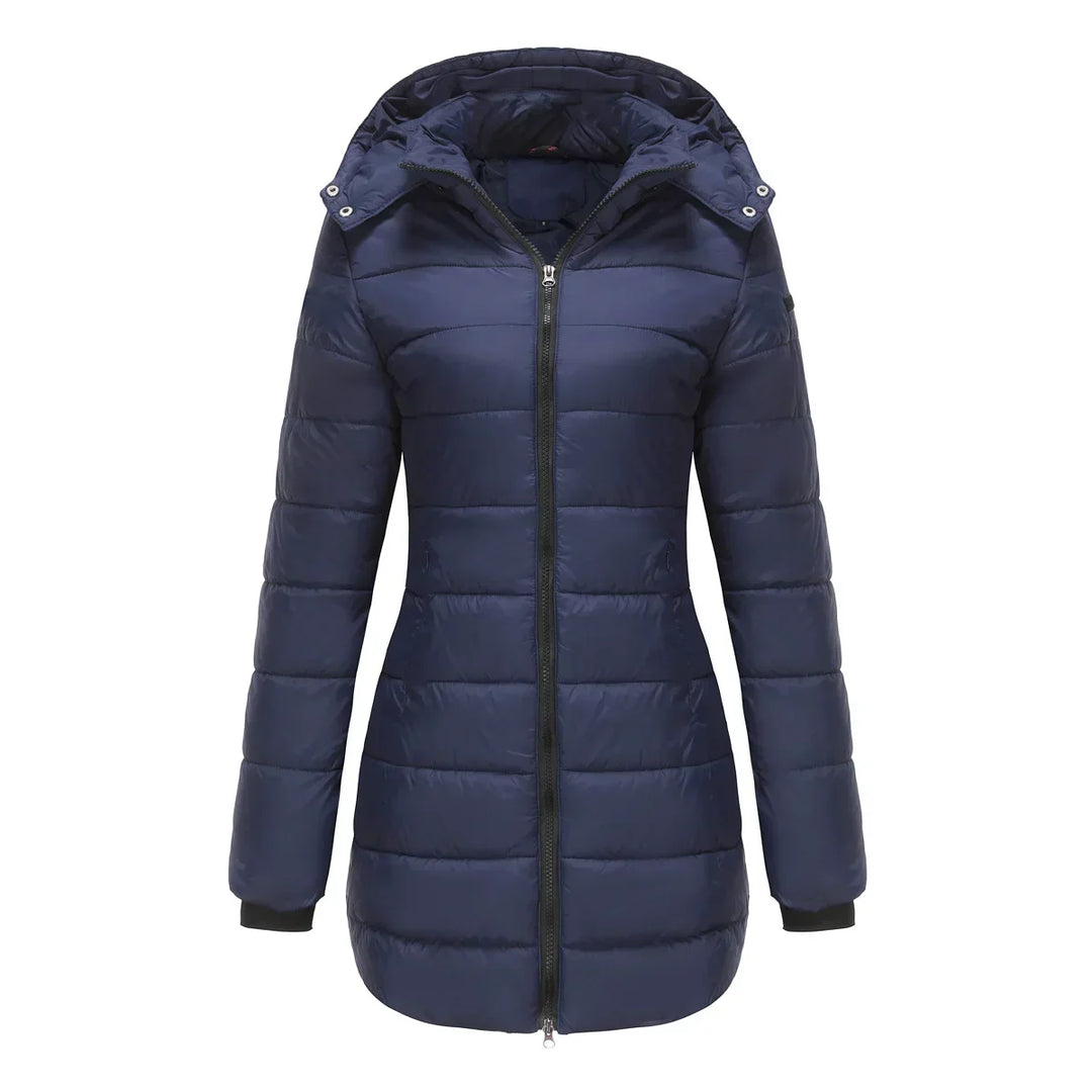 Bernadeth – Elegante und Warme Damen Winterjacke mit Daunenfüllung