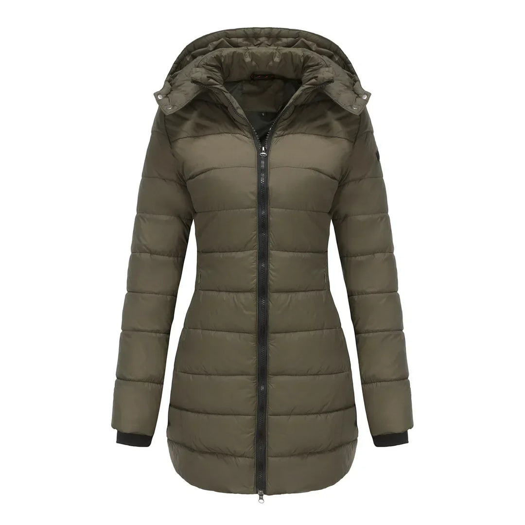 Bernadeth – Elegante und Warme Damen Winterjacke mit Daunenfüllung