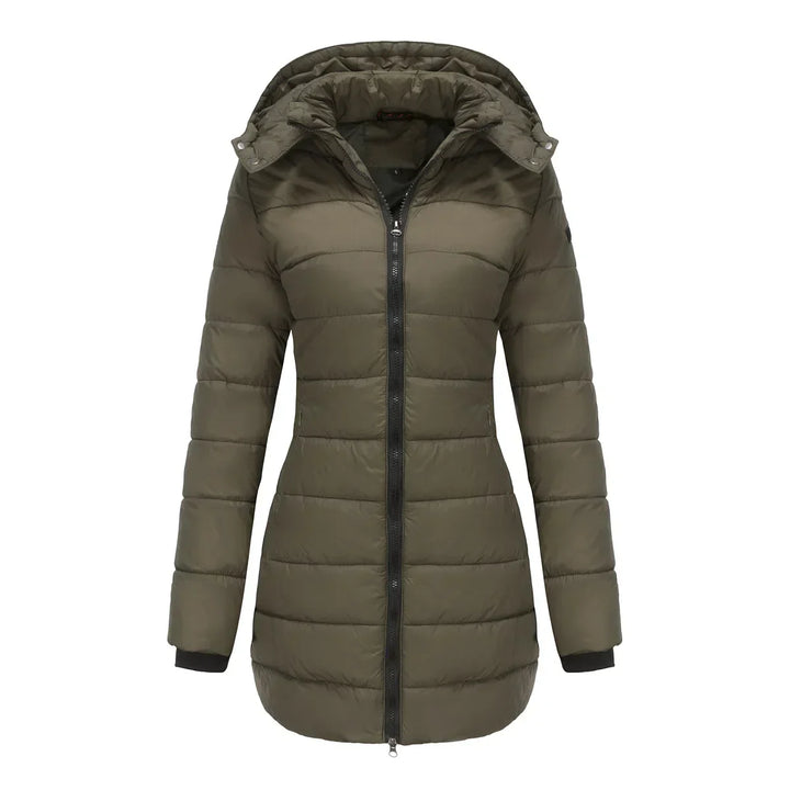Bernadeth – Elegante und Warme Damen Winterjacke mit Daunenfüllung