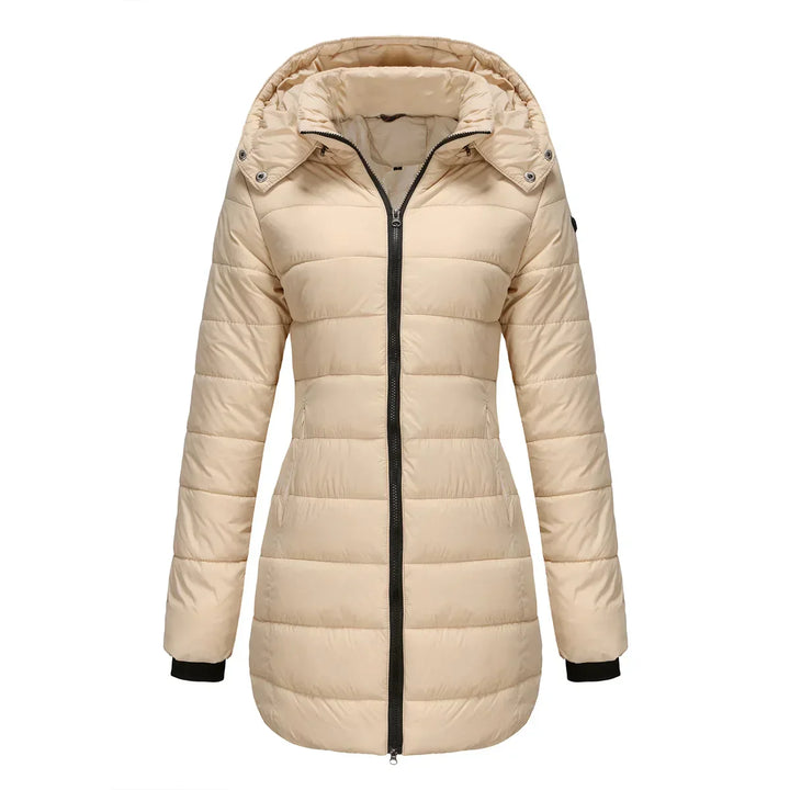 Bernadeth – Elegante und Warme Damen Winterjacke mit Daunenfüllung