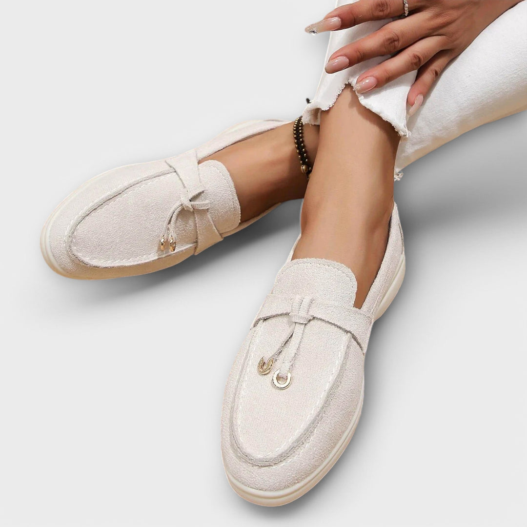 Gamila – Damen Loafers Elegant Beige Komfortabel