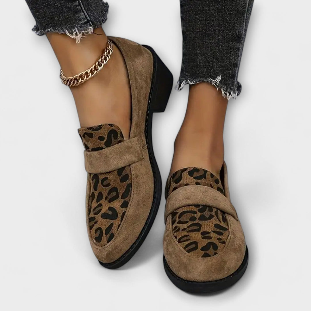 Karla – Elegante Damenschuhe mit Leopardenmuster