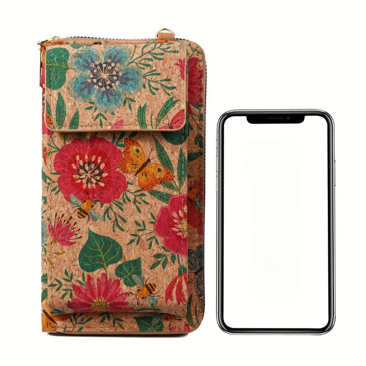 Nina | Boho-Blumen Accessoire Umhängetasche