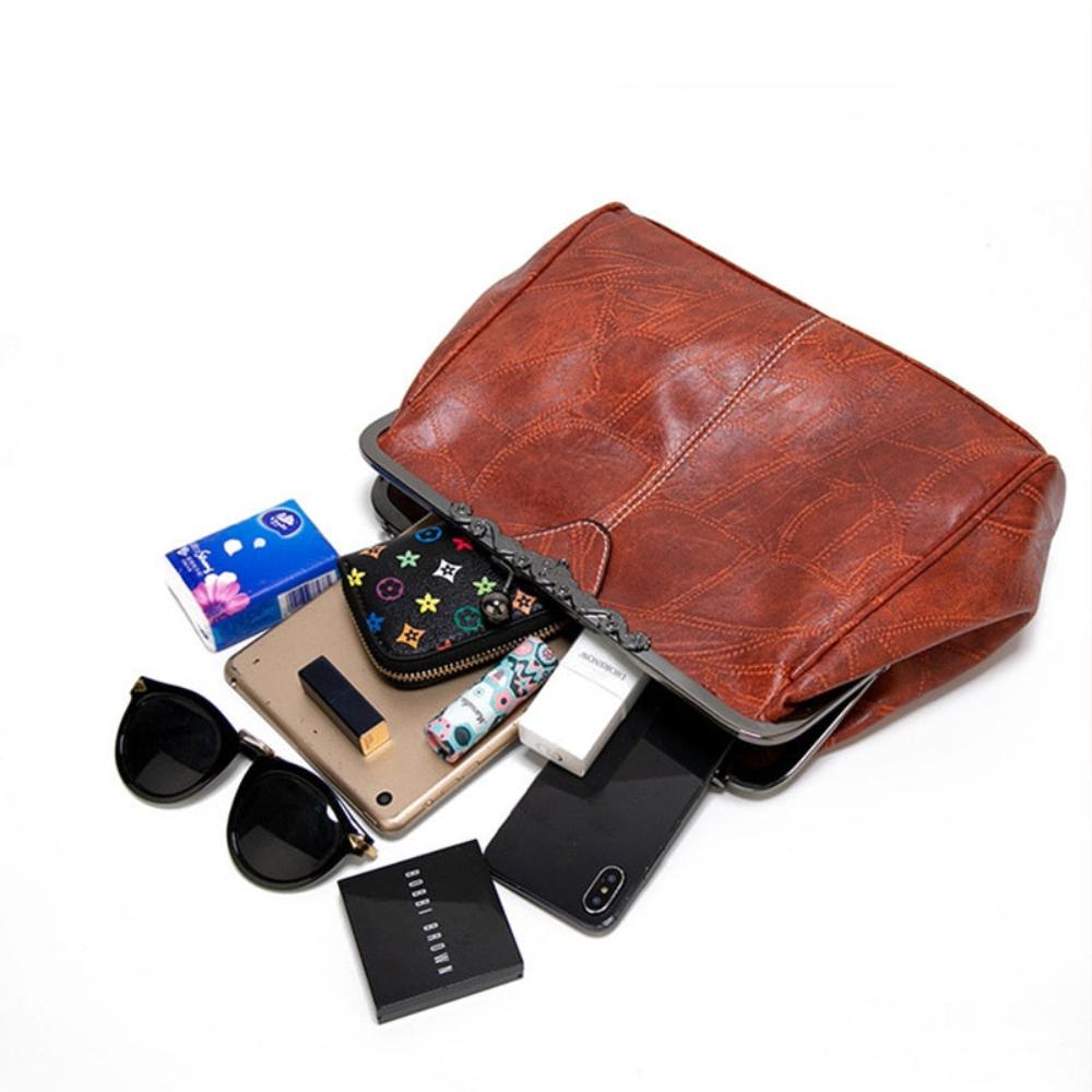 Mila | Zeitlose Vintage Tasche mit elegantem Riegelverschluss