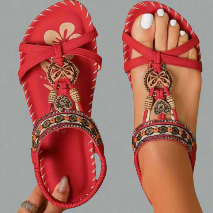 Corinna – Handgemachte Damensandalen Hochwertig Bequem