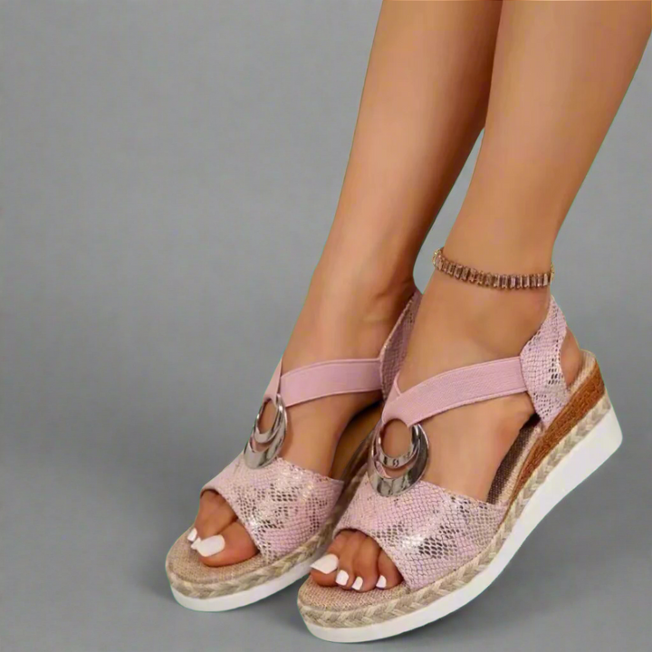 Klarisse | Premium-Orthopädische Sandale in Mondform für perfekten Komfort