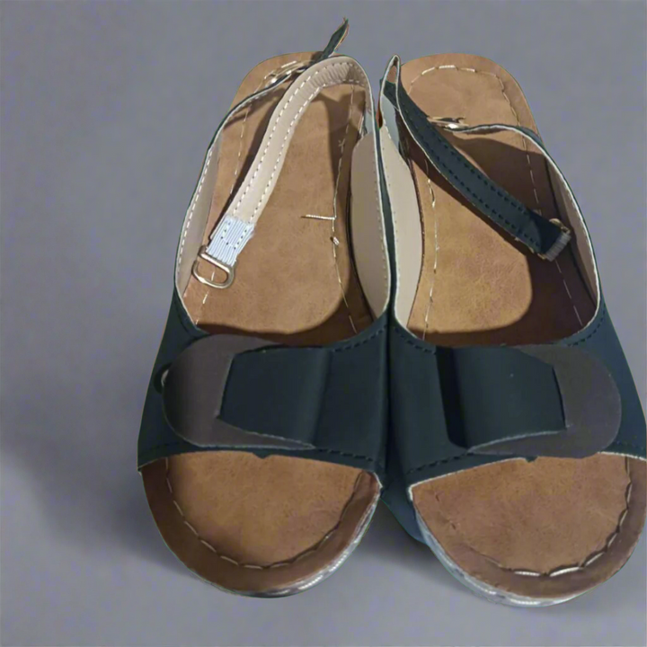 Clara | Retro Wedge Sandalen für Frauen – Komfort und Stil