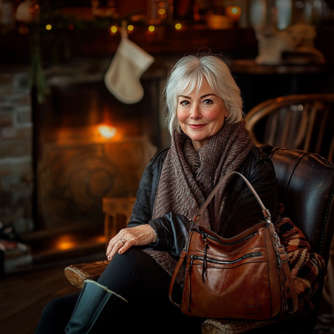 Muriel | Elegante Retro-Umhängetasche