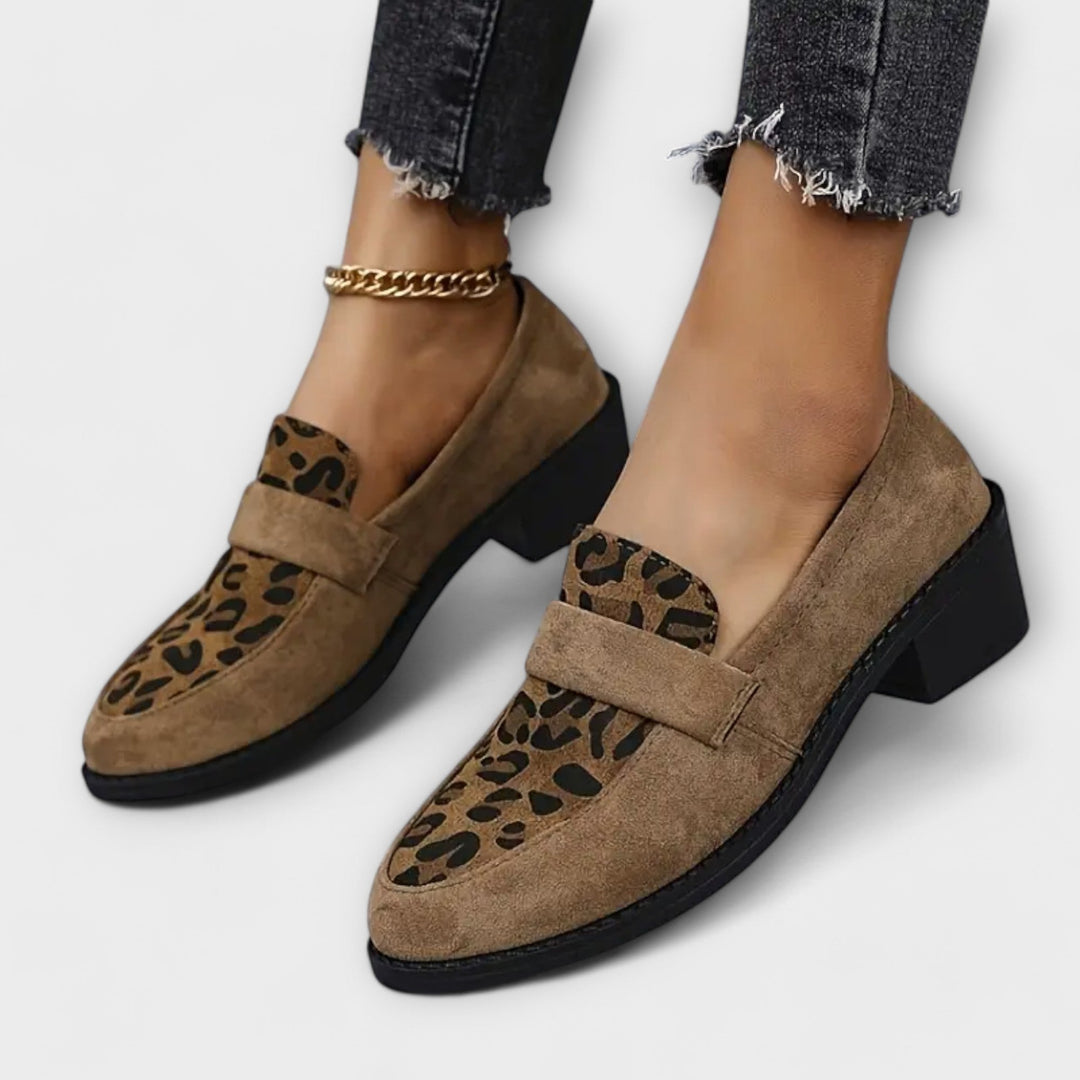 Karla – Elegante Damenschuhe mit Leopardenmuster