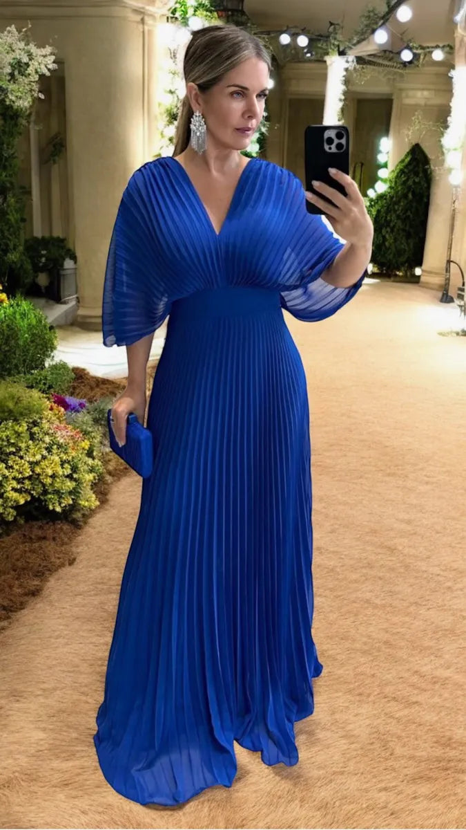 Paya | Elegantes Midikleid mit V‑Ausschnitt