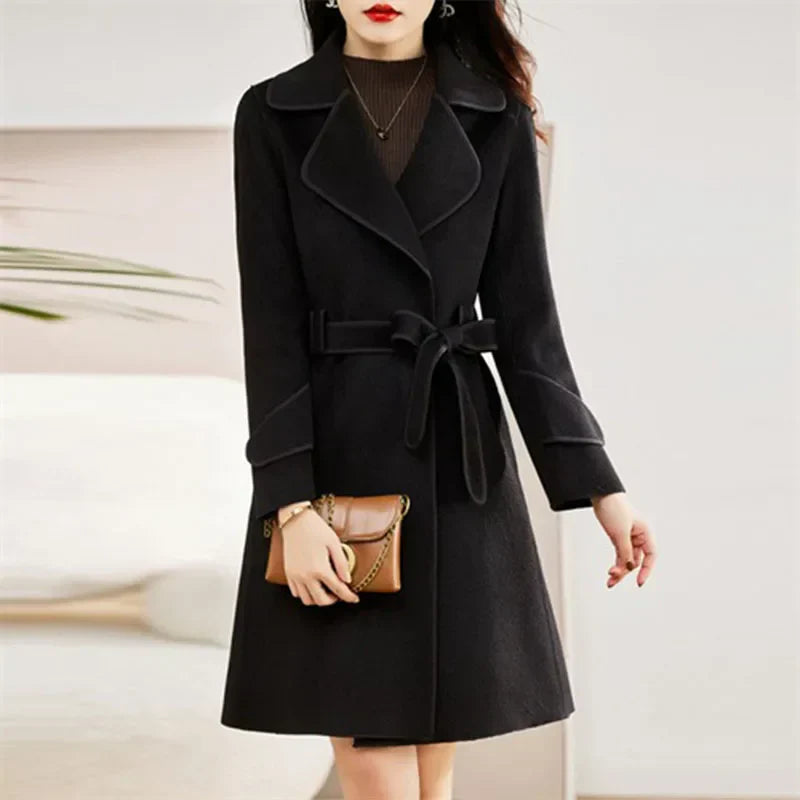 Emma – Damenmantel Elegant Gefüttert Warm Klassisch