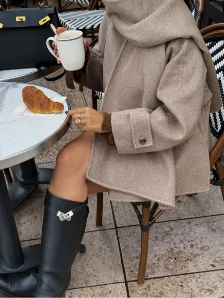 Camilla – Damen Wollmantel Oversized Elegant Zeitlos