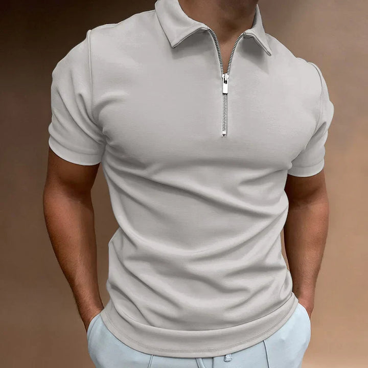 THARAH | Half Zip Polo Shirt