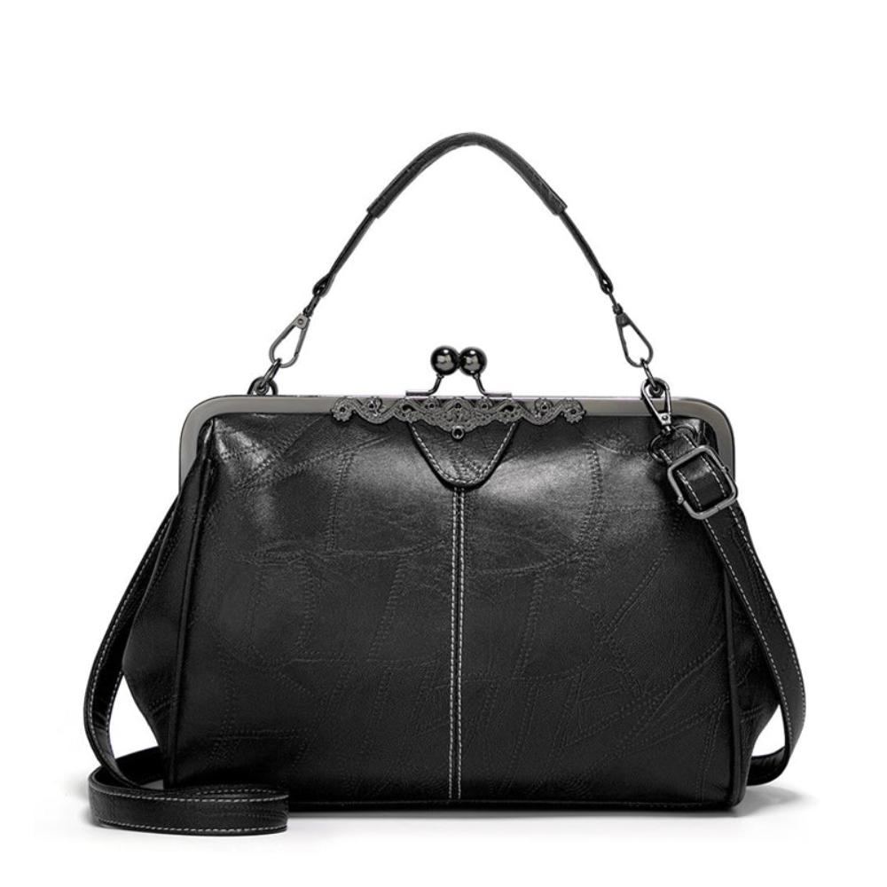 Mila | Zeitlose Vintage Tasche mit elegantem Riegelverschluss