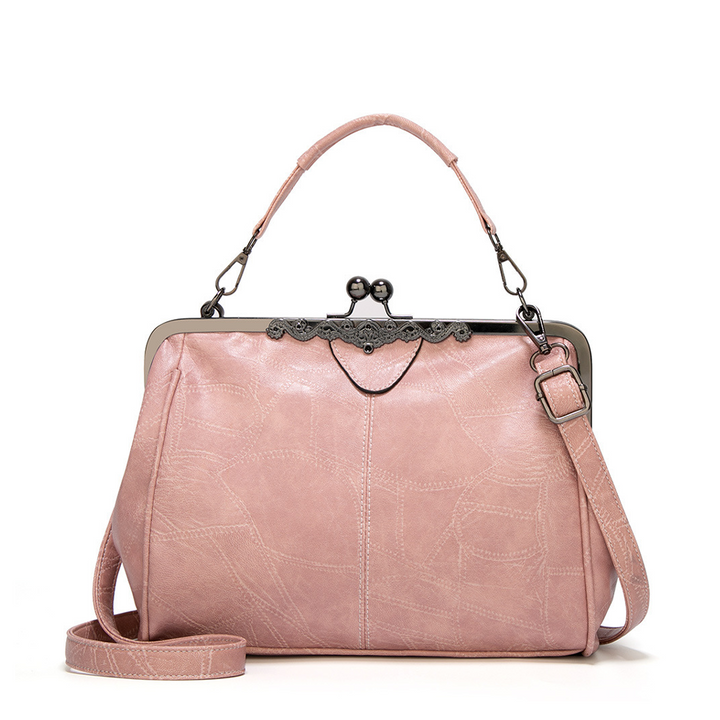 Mila | Zeitlose Vintage Tasche mit elegantem Riegelverschluss